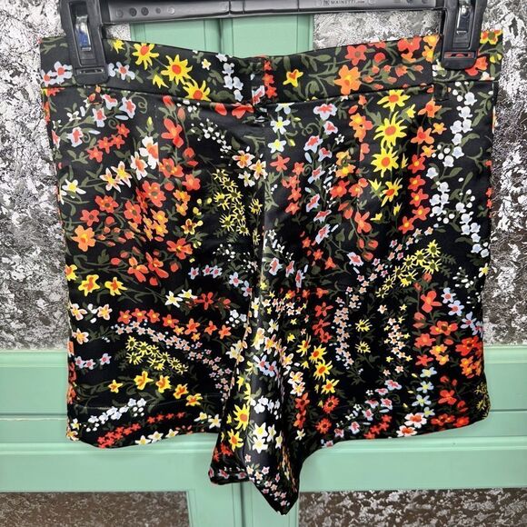 ATM Anthony Thomas Melillo satin floral-print short size 2 - Picture 5 of 10